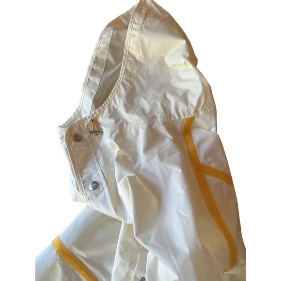 Reddy Weathershell Dog Jacket, 3X Large Cream  Yellow Trim Hooded - Picture 5 of 6